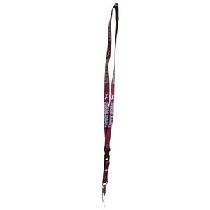 Love Pink Burgundy Lanyard Dog Logo Victoria's Secret‎ ID Badge Keychain
